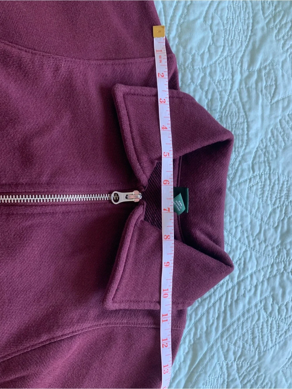 wild fable Burgundy Half-Zip Pullover Sweatshirt - Picture 5 of 9